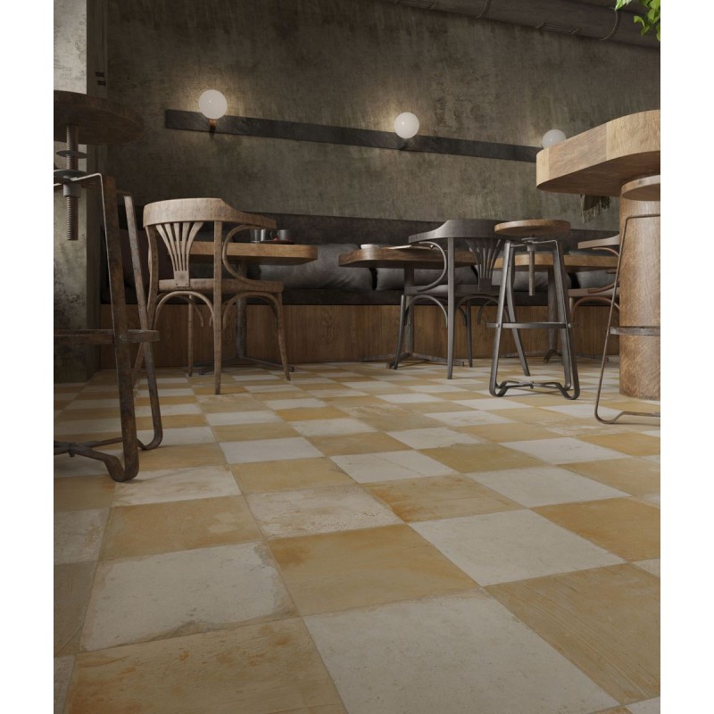 FS CHECKER SAND 45X45