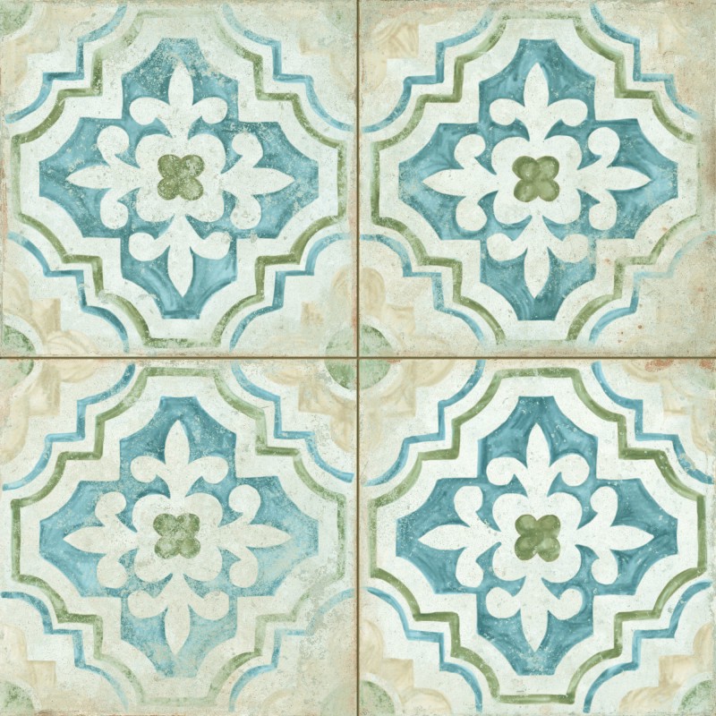 Azulejo efecto Hidráulico FS Porto de Peronda para Cocina, Baño, Residencial