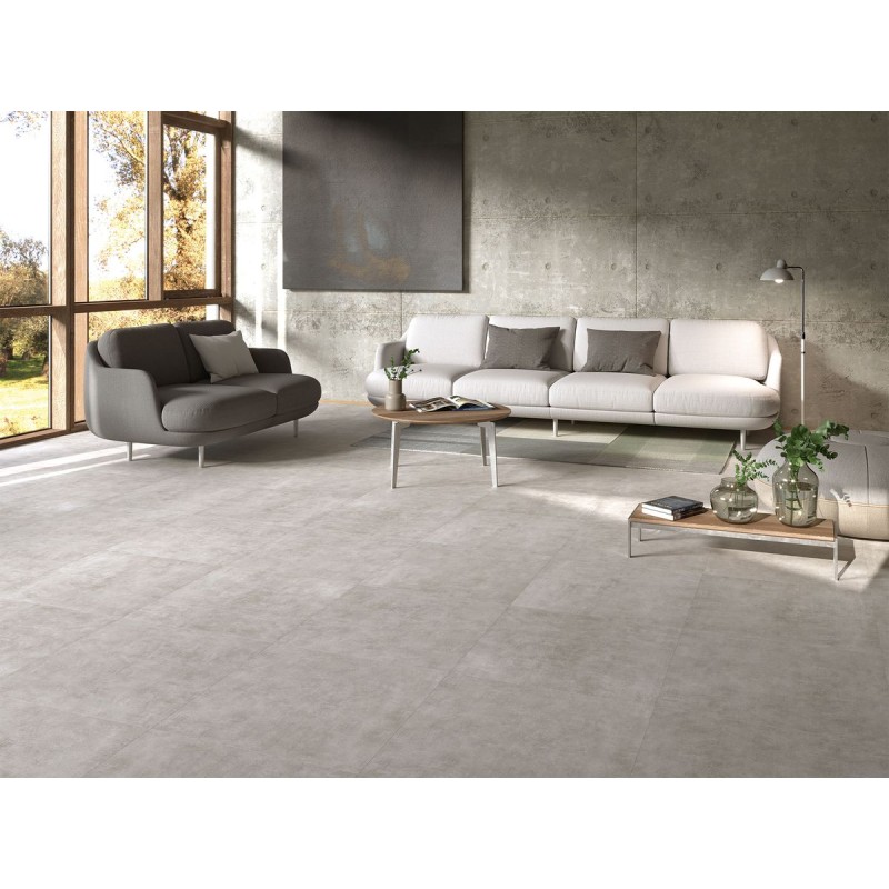 CONCRETE GREY INOUT 120X120 RECTIFICADO