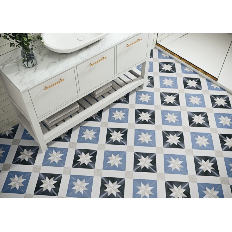 BOHEME LICEO 01 AZUL MATE 20X20