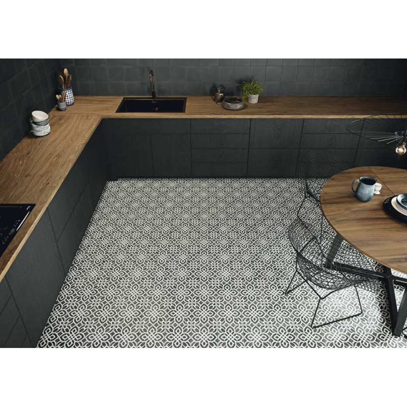 BOHEME NEGRO MATE 20X20