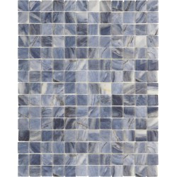Mosaico enmallado cristal APE Ocean azul 31x39 piscina revestimiento decorativo