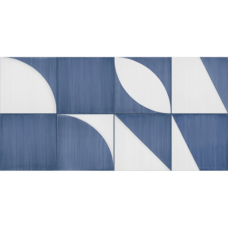 SCENARIO DECORO MIX BLU 20X20 - Blu - Marazzi