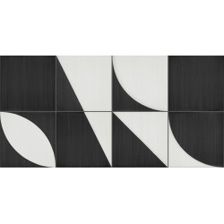 SCENARIO DECORO MIX NERO 20X20 - Nero - Marazzi