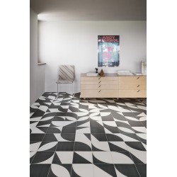SCENARIO DECORO MIX NERO 20X20 - Nero - Marazzi