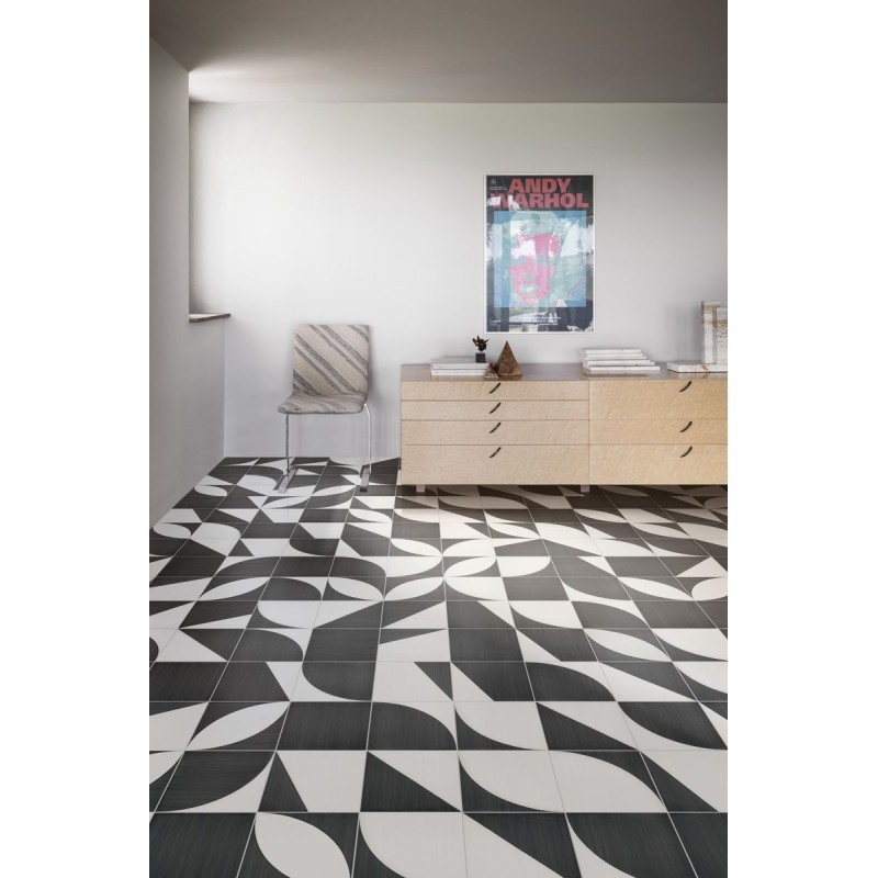 SCENARIO DECORO MIX NERO 20X20