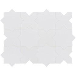 Porto Cross White 12x12 cm Equipe