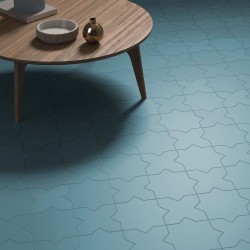 Porto Cross Azure 12x12 cm Equipe