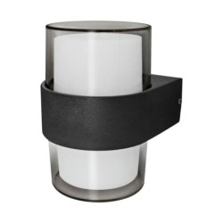 APLIQUE LED LUXE EXTERIOR REDONDO IP54 NEGRO 10W NEUTRA