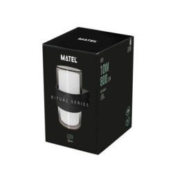 APLIQUE LED LUXE EXTERIOR REDONDO IP54 NEGRO 10W NEUTRA