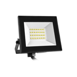 PROYECTOR LED PLANO NEGRO IP65 20W LUZ FRÍA