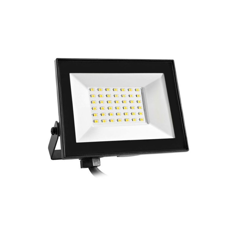 PROYECTOR LED PLANO NEGRO IP65 30W LUZ FRÍA