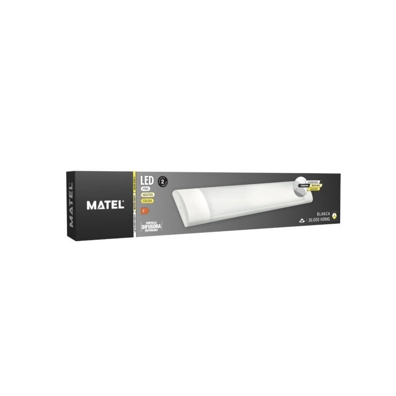 Pantalla LED Aluminio Tricolor Matel 24W 60cm