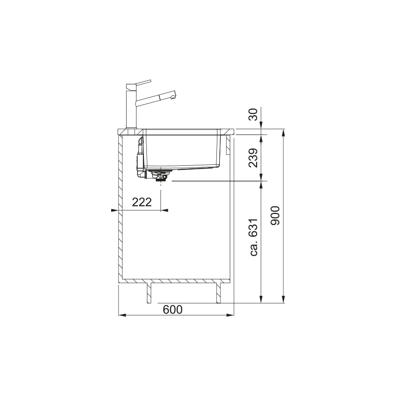 Fregadero Franke Maris MRX 110-45 CUBETA MARIS Inox