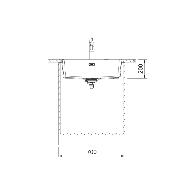 Fregadero Franke Maris Fragranite MRG 210-62 STONE GREY MARIS