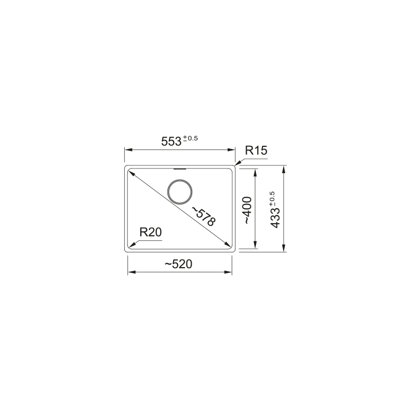 Fregadero Franke Maris Fragranite MRG 210-52 STONE GREY MARIS