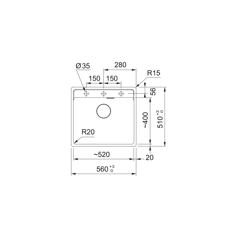 Fregadero Franke Maris Fragranite Fregadero Fragranite MRG 610-52 B. P