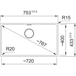 Fregadero Franke Maris Fragranite Cubeta Fragranite MRG 210-72 Blanco P