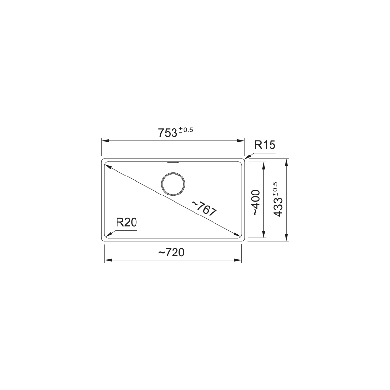 Fregadero Franke Maris Fragranite Cubeta Fragranite MRG 210-72 Blanco