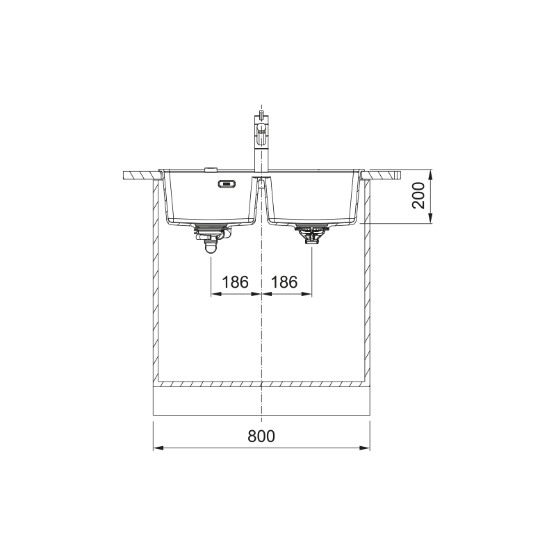 Fregadero Franke Maris Fragranite MRG 620-35-35 TL BLANCO POLAR MARIS