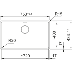 Fregadero Franke Maris Fragranite MRG 210-72 OYSTER MARIS