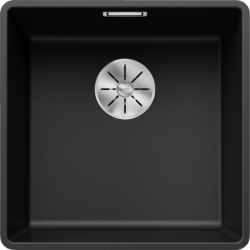 Fregadero BLANCO SUBLINE 400-F SILGRANIT Negro