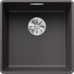 Fregadero BLANCO SUBLINE 400-F SILGRANIT Gris roca