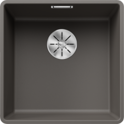 Fregadero BLANCO SUBLINE 400-F SILGRANIT Gris volcán