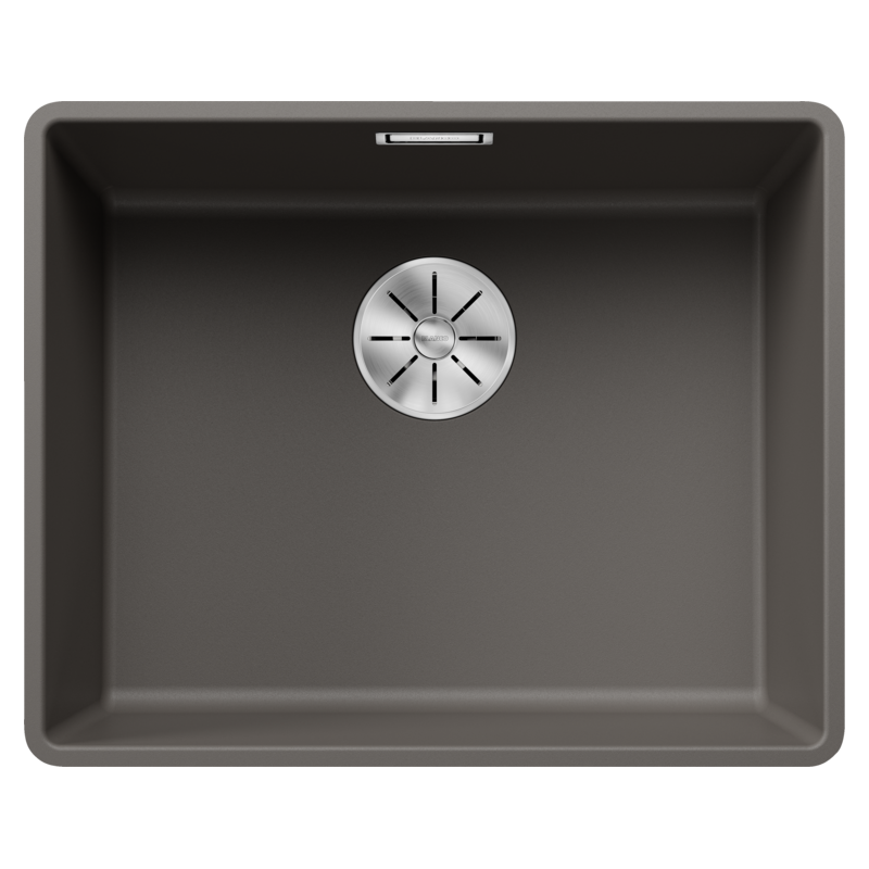 Fregadero BLANCO SUBLINE 500-F SILGRANIT Gris volcán