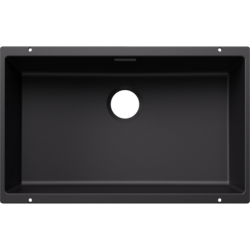 Fregadero BLANCO SUBLINE 700-U SILGRANIT Negro