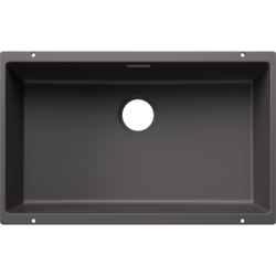 Fregadero BLANCO SUBLINE 700-U SILGRANIT Gris roca