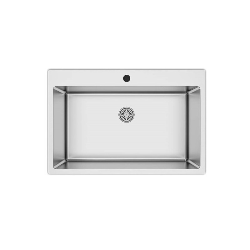 Fregadero Java RB Sobre Encimera 1 Cubeta 760 Inox