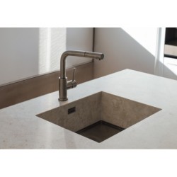 Fregadero Dress bajo encimera 1 cubeta 554x454 acero inoxidable Luisina