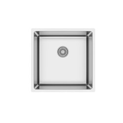 Fregadero Java bajo encimera 1 cubeta rectangular 490 acero inoxidable Luisina