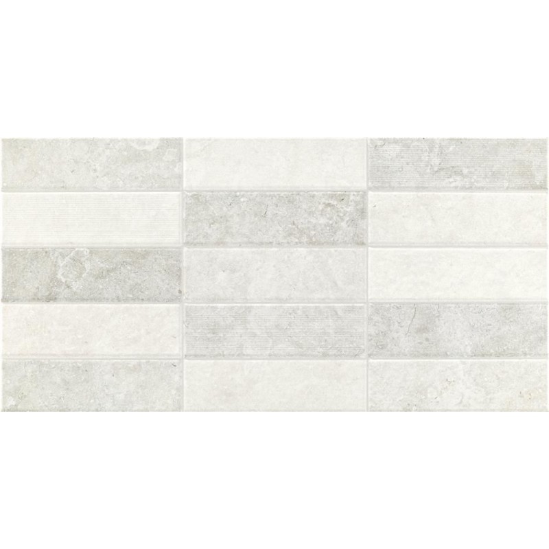VALPARAISO GREY MOSAIC MATE 30X60