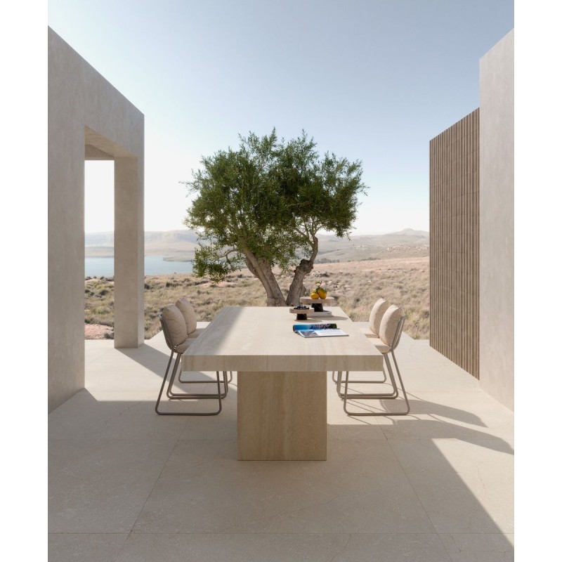 PIETRA DI SICILIA BIANCO STRUTTURATO R11 160X160 RECTIFICADO