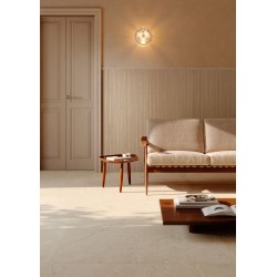 Gres porcelánico efecto piedra Marazzi Pietra di Sicilia Beige acabado natural rectificado 60x120 cm