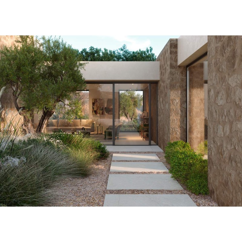 PIETRA DI SICILIA GRIGIO STRUTTURATO 60X120 20MM RECTIFICADO