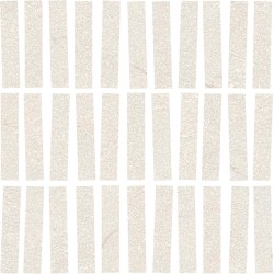 Mosaico enmallado porcelánico efecto piedra Marazzi Pietra di Sicilia Beige acabado natural 31x31 cm