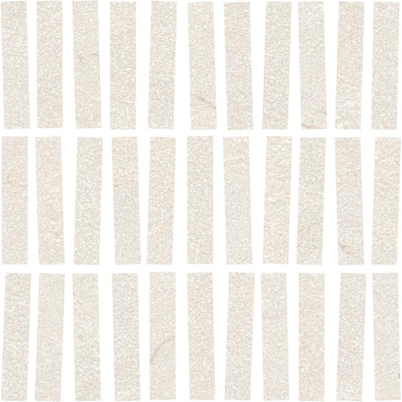 Mosaico enmallado porcelánico efecto piedra Marazzi Pietra di Sicilia Beige acabado natural 31x31 cm