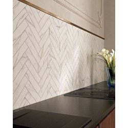 Rodapié porcelánico Classic Marbles Viola 8x60 cm Cerámica Ribesalbes