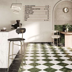 Rodapié porcelánico Classic Marbles Nero Marquina 8x60 cm Cerámica Ribesalbes