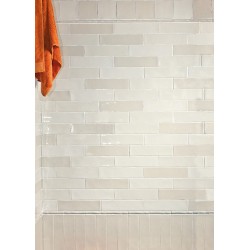 Azulejo Cevica Alaska Medium White Craquelé 7,5x30 brillo