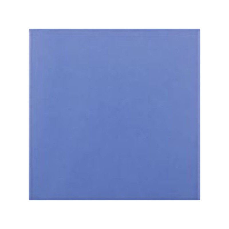 Pavimento porcelánico Pissano Rainbow Azul 15x15 cm mate