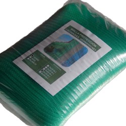 Malla de protección para fachadas verde 6x10m polietileno