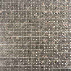 Mosaico cuadrado plata brillo TAU Luxor Argent 30,5x30,5