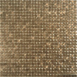 Mosaico cuadrado dorado brillo TAU Luxor Gold 30,5x30,5