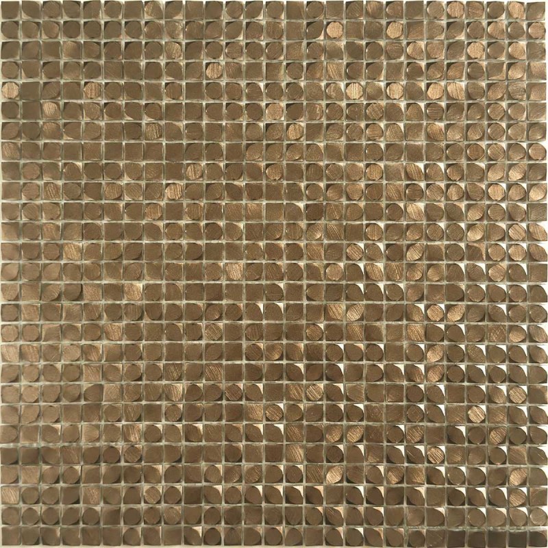 Mosaico cuadrado dorado brillo TAU Luxor Gold 30,5x30,5