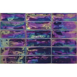 Gres porcelánico Iris Cobalt 5x15 brillo Mayolica revestimiento