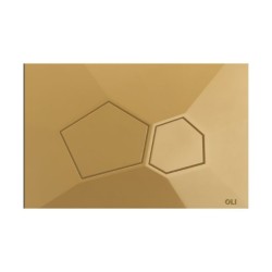 Pulsador OLI Voronoi Arabic Stone | Doble Descarga Mate